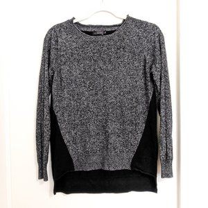 The Limited Marled Knit Sweater, Black and Gray, Women's Size Small S